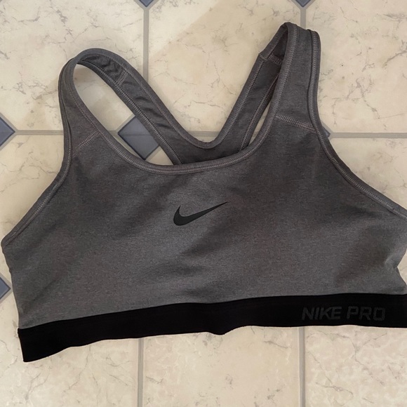 Nike Other - Gray Nike Pro Sports Bra